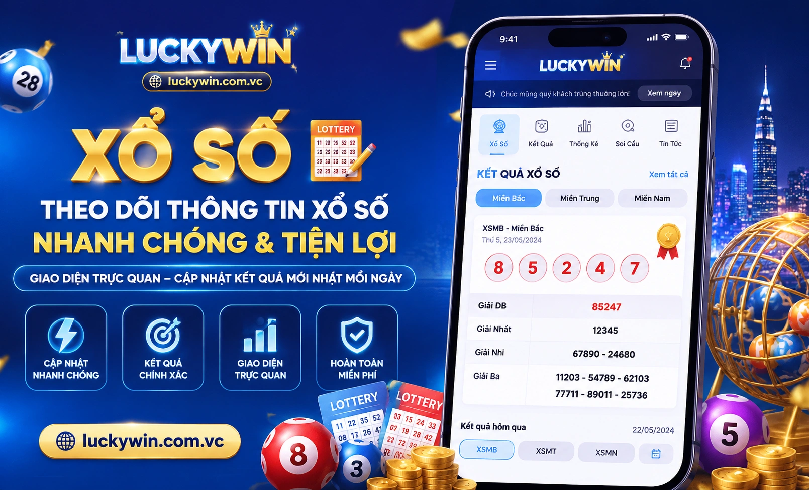 LUCKYWIN xoso hero